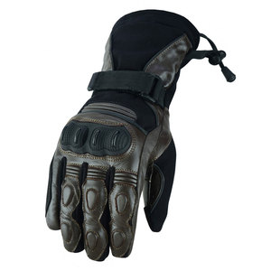 High Quality OEM Service Adjustable Unisex <b>Leather</b> Racing Gloves Custom Design Logo Full Finger Touch Screen Sports Cycling - Product Image 6
