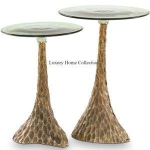 Mesa anidada Color dorado Diseño único Última llegada Conjunto de 3 Forma cuadrada Diseño lujoso Suministros de muebles hechos a mano - Product Image 6