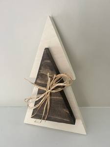 ÁRBOL DE NAVIDAD IMPULSADO DECORACIÓN ECOLÓGICA REGALO HECHO A MANO Árbol de madera ornamental Hecho en cereza un árbol para cualquier temporada - Product Image 3