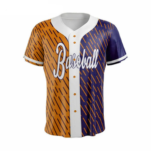 Maillot de baseball pour hommes de haute qualité, best-seller, vêtements de sport, 100% polyester, vêtements de softball, impression de logo personnalisée - Product Image 2