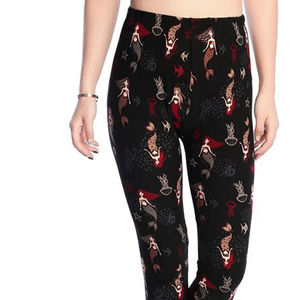 2025 été nouveauté femmes personnalisé taille haute flanelle Leggings tricoté décontracté hiver pantalon - Product Image 5