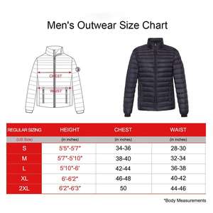 Nueva llegada de alta calidad de los hombres de lona impermeable de la burbuja de la chaqueta de los últimos diseños-Coated Outdoor Puffer Bomber Jacket - Product Image 6