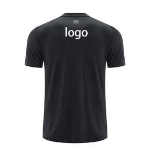 Camisetas personalizadas unisex 230gsm-280gsm de gran tamaño con hombros caídos 100% opciones de tamaño de algodón Camisetas De Hombre con pantalla de seda frontal - Product Image 2