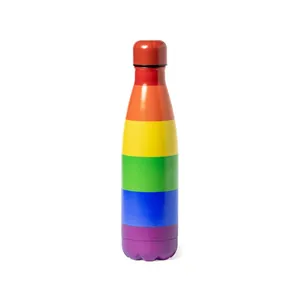 Bottiglia d'Acqua Personalizzata in Acciaio Inossidabile Multicolore per Articoli Promozionali - Product Image 1