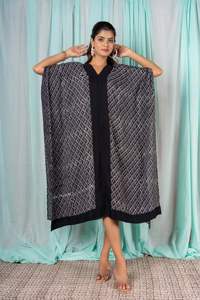 Latest Designer 2026 Hot Seller Fashionable Women Elegant Long Loose Fitted Block Printed Casual Kaftan Summer Women Dress - Product Image 3