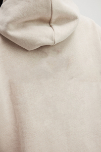 Sudadera con capucha de algodón 100% de alta calidad para mujer, hombro caído de gran tamaño, logotipo impreso personalizado, ropa informal de invierno, sudaderas con capucha para mujer - Product Image 4