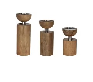 Bougeoir artistique en métal Accent de table moderne de luxe pour l'intérieur de la maison Salon Chambre Ambiance - Product Image 4