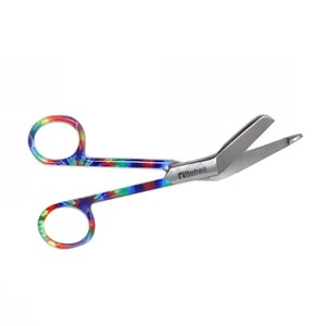 Custom Engraved Personalized Stainless Steel Haemostat Forceps & Bandage <b>Scissors</b> 5.5 Colourful <b>Floral</b> Print - Product Image 3