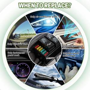 Kit de 100 Fusibles de Cuchilla Estándar para Automóvil, Micro Mini, de Cobre y Aluminio, 10 Tipos, 2A-35A, 32V, Fusible de Baja Potencia, Certificado IEC - Product Image 6