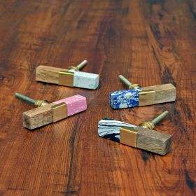 Tiradores de Cajón de Mármol Pulido Impermeables de Alta Calidad Hechos a Mano, Diseño Interior de Lujo con Estilo Amoroso - Product Image 3