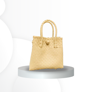 Vintage Style Women's <b>Handbag</b> Eco-Friendly Recycled Plastic Material Indonesia Weaved Casual Style Apparel Product - Product Image 3