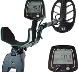 Détecteur d'or professionnel GF2 Gold Seeker pour recherche en profondeur, bobine large 3kHz 30cm, IP54, certifié ROHS, pour la détection de trésors souterrains - Product Image 1