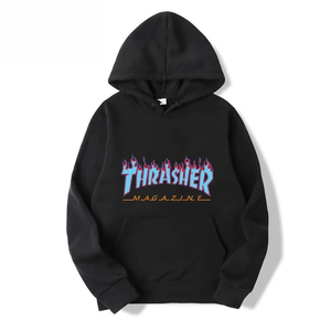ผู้ผลิตเสื้อฮู้ดดี้โอเวอร์ไซส์พิมพ์ลายพัฟสไตล์ฮิปฮอปสตรีทแวร์แบบกำหนดเอง เสื้อฮู้ดดี้ผู้ชายไซส์ใหญ่ เสื้อสเวตเชิ้ตแบบยูนิเซ็กซ์ - Product Image 2