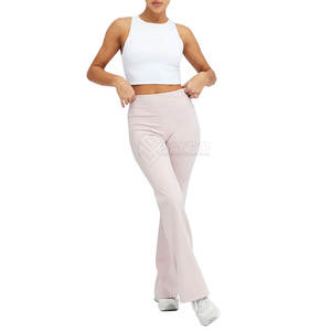 Pantalones acampanados de color sólido para mujer, pantalones acampanados para uso en exteriores, pantalones acampanados superventas para mujer - Product Image 2