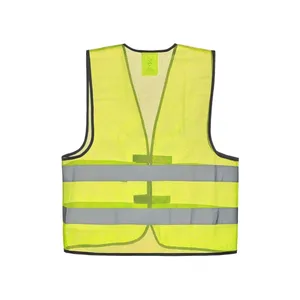 Gilet ad alta visibilità in rete con adesivi riflettenti e luci - Articolo promozionale - Product Image 5
