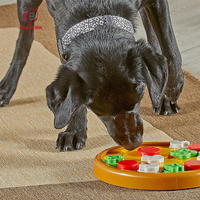 Gamelle anti-déversement à alimentation lente pour chiens et chats, en plastique, avec ventouse, écologique, durable, multicolores, du fabricant OEM