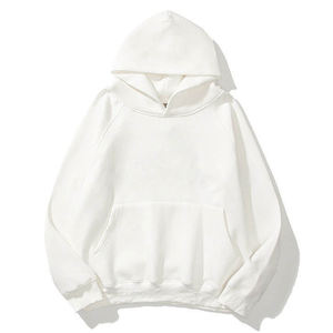 Sudadera con Capucha Unisex de Corte Holgado Personalizada, 100% Algodón Felpa, Transpirable, con Diseño Liso Bordado, Estilo Urbano - Product Image 4