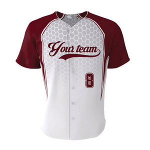 Qualité supérieure Conception personnalisée Nouveau style de maillot de baseball pour hommes de couleur unie Offre Spéciale en vente en ligne à un prix abordable - Product Image 1