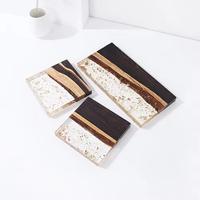 Sparkle & Shine Sous-verres en résine scintillante uniques Cadeaux modernes et chics pour l'artisanat et les proches