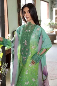 ชุดสูทสำหรับใส่ในสนามหญ้าสำหรับผู้หญิงชุดเดรสปักลายด้วยด้ายหนาทำจากผ้าฝ้ายเย็บปักกระดุมปักเลื่อม - Product Image 6