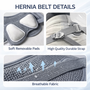 Ceinture de hernie ajustable, soutien pour hernie inguinale, pour hommes et femmes - Product Image 3