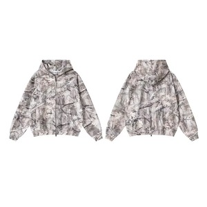 เสื้อฮู้ดดี้ซิปผู้ชาย ลายพรางเดดวูด ผ้าคอตตอน 100% คุณภาพสูง ดีไซน์พิเศษ ทรงโอเวอร์ไซส์ สำหรับฤดูใบไม้ผลิ - Product Image 1