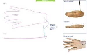 Porte-bâton d'encens à main en or moulé brûleur religieux écologique décoration de parfum de bureau à domicile logo personnalisé offre d'usine - Product Image 2