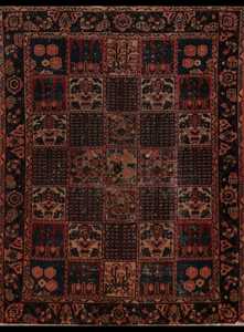 Haute qualité Vintage 5x7 tapis de laine personnalisés conception de jardin nouée à la main pour salon tapis de prière brodé - Product Image 6