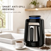 Machine à café turque portable, cafetière à filtre individuelle, cafetière électrique pour la maison et l'hôtel