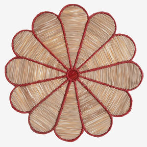 New Design 2026 Scalloped <b>Rattan</b> <b>Placemat</b> and Charger Plates From Vietnam Factory for Dining Table Set of Mats & Pads - Product Image 6