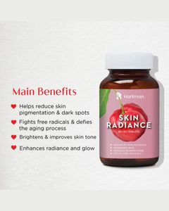 Comprimés Anti-Âge pour l'Éclat de la Peau : Aide à Réduire la Pigmentation, les Taches Brunes, le Teint Inégal et Favorise une Peau Jeune - Product Image 4