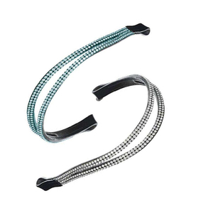 Bridas de Cuero Vacuno Genuino para Caballos, Banda Frontal Brillante para Caballos, Brida Premium con Cristales - Product Image 3