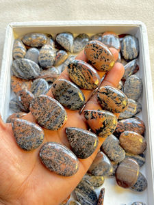 พลอยควอตซ์ทรงหลังเบี้ยทรงหลวมทำจากน้ำผึ้งธรรมชาติเกรดสูงเครื่องประดับรูปทรงผสมโดยตรง - Product Image 4