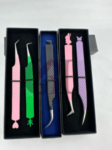 Pince à épiler d'extension de cils de styles différents de haute qualité avec différents styles de dos - Product Image 4