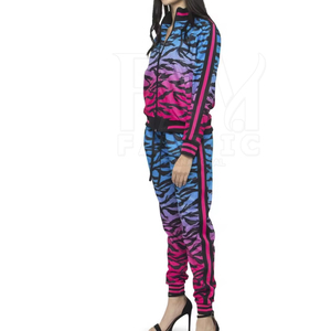 Chándal de sublimación ligero hecho a medida de alta calidad para mujer cómodo y transpirable de talla grande para invierno - Product Image 1