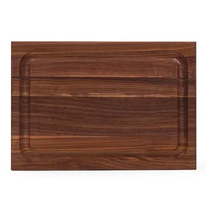 Tabla de cortar de madera, tabla de cortar de madera pequeña reversible para cocina, - Product Image 4