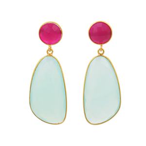 Uchsia-gota de halcedonia, 925 - Product Image 5