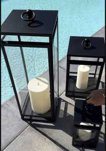 2025 Creative Design LED Metal Hanging <b>Lanterns</b> Waterproof for Outdoor Garden & Home for Christmas & Wedding <b>Decorations</b> - Product Image 3