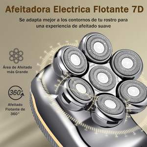 Rasoir électrique 5 en 1 pour hommes, rechargeable par USB, étanche IPX7, avec écran LED, lavable - Product Image 6