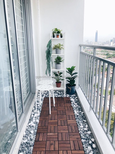 Dalles de terrasse en bois d'acacia du Vietnam, antidérapantes, imperméables, pour l'extérieur, à emboîtement - Product Image 4