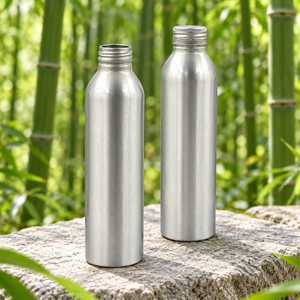 Botellas de Aluminio Reutilizables para Bebidas con Tapas de Rosca, Envases de Grado Alimenticio para Agua y Jugos - Product Image 1