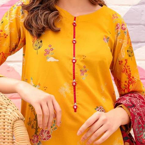 Islamic gaun Linen wanita, koleksi tradisional India Barat modis terbaru untuk anak perempuan siap pakai