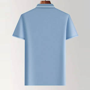 เสื้อโปโลสำหรับผู้ชายเสื้อโปโลลำลองออกแบบได้ตามที่ต้องการน้ำหนักเบาทนทานวัสดุทนทาน - Product Image 3