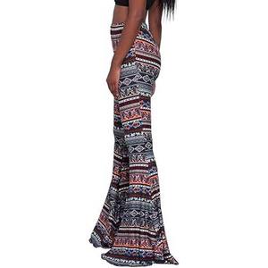 กางเกงขาบานสำหรับผู้หญิงกางเกงขาบานพิมพ์ลายดอกไม้มีสไตล์พรีเมี่ยมของ2025ขายส่งคุณภาพสูง - Product Image 2