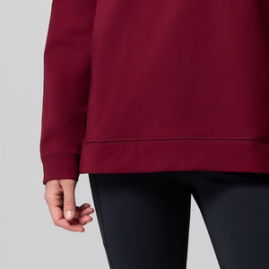 Sweat à capuche uni pour femme avec capuche et matière polaire pour une utilisation en extérieur et décontractée, matière respirante pour les acheteurs en gros 2026 - Product Image 3