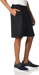 Shorts en coton pour hommes, coupe décontractée, 9 pouces, avec poches, taille élastique réglable, lot en gros disponible - Product Image 2