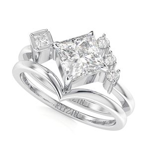 ชุดเดรส2.00CT สำหรับผู้หญิงชุดเจ้าหญิงตัดเพชร - Product Image 2