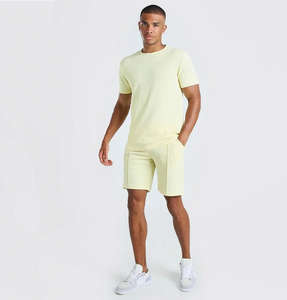 Conjunto de Ropa de Verano Personalizada para Hombre, 100% Algodón, Logotipo Impreso, Ropa Casual de Calle, Conjuntos de Camisetas para Hombre para el Verano en Pakistán. - Product Image 5