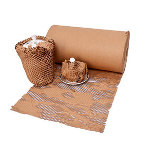 Convenient Honeycomb Wood <b>Roll</b> Dispenser Economical Protective Film Easy-to-Use Void Fill Kraft <b>Paper</b> Cushion Packaging - Product Image 3