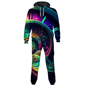 Pijamas Personalizadas al por Mayor con MOQ Bajo, Ropa de Dormir Transpirable para Hombre, Traje para el Hogar, Pijama Enterizo con Estampado por Sublimación - Product Image 4